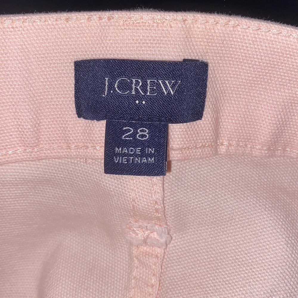 J.Crew Light Pink Straight Pants size 28